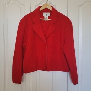 Vintage 100% Wool Cotton Ginny Blazer